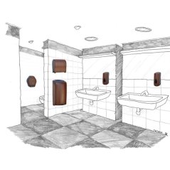 Merida Dávkovač pěnového mýdla AUTOMATIC MERIDA UNIQUE ECO LINE - mat