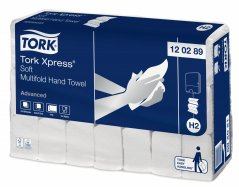 TORK 120289 – Xpress® jemné papírové ručníky Multifold H2, 2vr., 21 x 180 ks - Karton