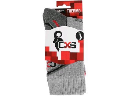 Zimní ponožky THERMOMAX, šedé - Velikost: 37