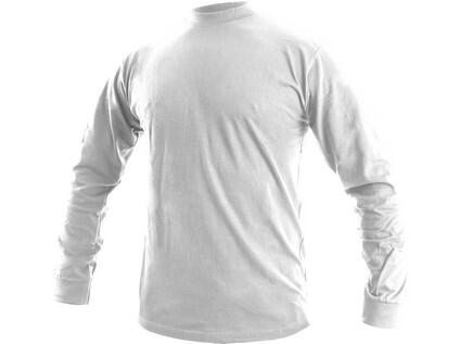 Tričko CXS PETR, dlouhý rukáv, bílé - Velikost: L