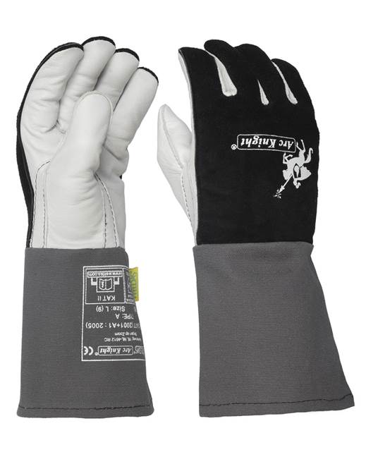 Svářečské rukavice Weldas® 10-2050 - Barva: Černá, Velikost: 10