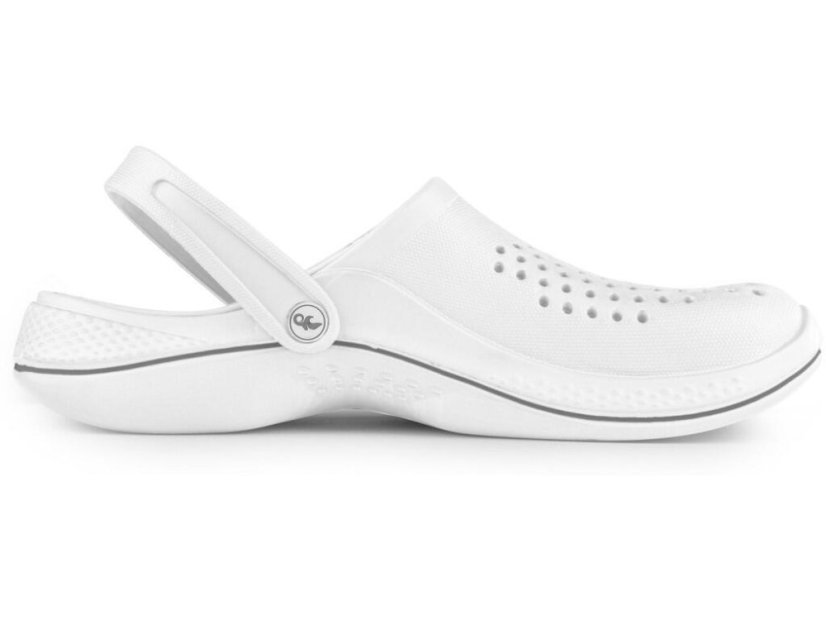 Obuv nazouvák CXS TREND, unisex, bílo-šedý - Velikost: 36