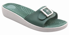 Santé SI/03C dámské pantofle zelenkavé masážní
