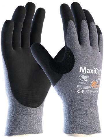 ATG® protiřezné rukavice MaxiCut® Oil™ 44-504 11 - Barva: modré odstíny, Velikost: 11