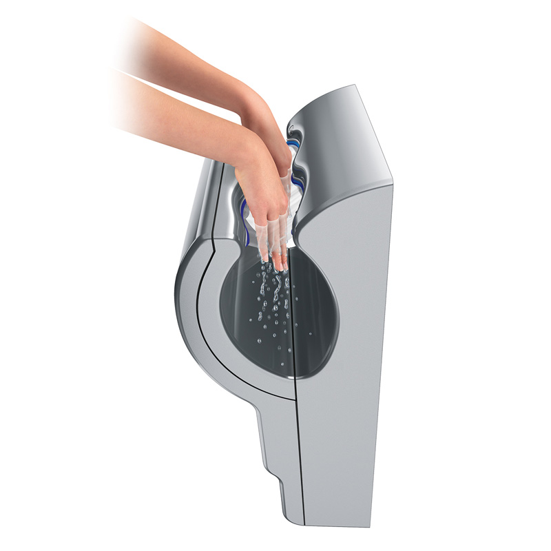 DYSON AIRBLADE AB14 osoušeč na ruce stříbrný