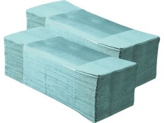 Skládané papírové ručníky 1.vrstvé Merida ekonomy, 5000ks, 25cm x 23cm certifikované