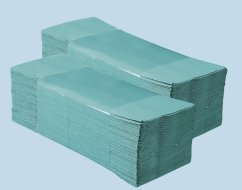 Skládané papírové ručníky 1.vrstvé Merida recykl 4000ks, 23cm x 25cm certifikované