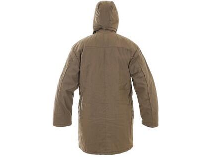 Kabát JUTOS, zimní, khaki - Velikost: 48-50