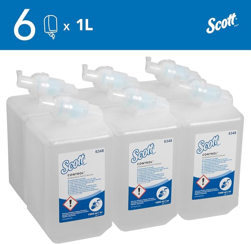 Scott 6348 1l antibakteriální pěnové mýdlo do dávkovače