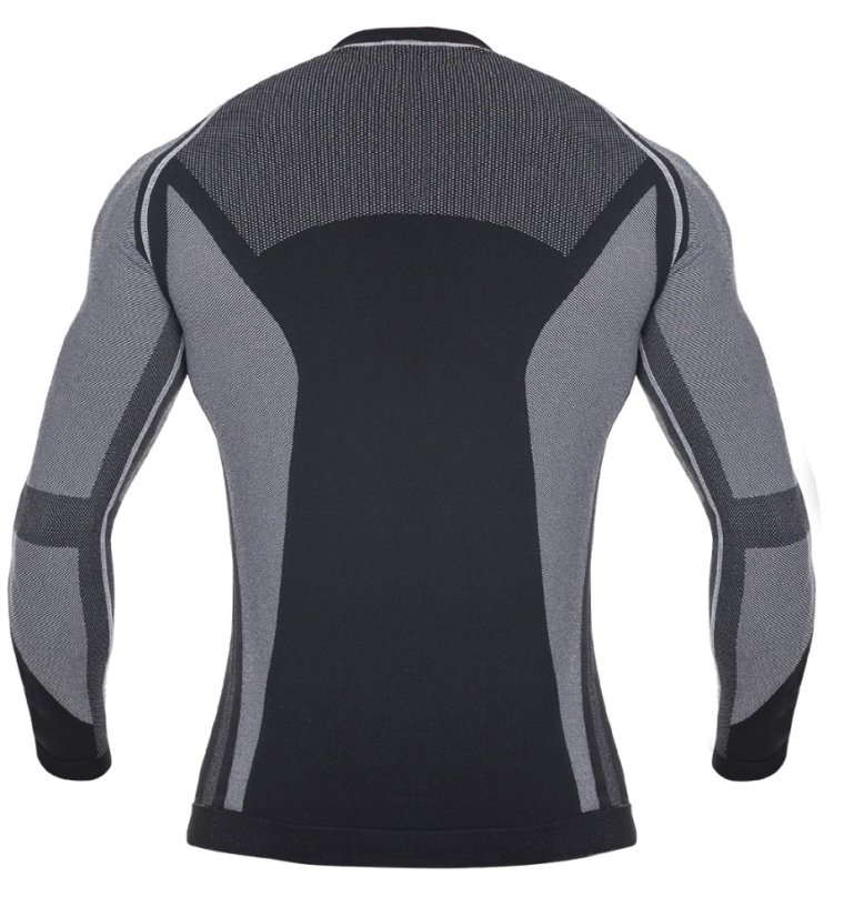 Bezešvé funkční tričko s dlouhým rukávem ARDON®AKREC černo-šedá S - Barva: šedé odstíny, Velikost: S