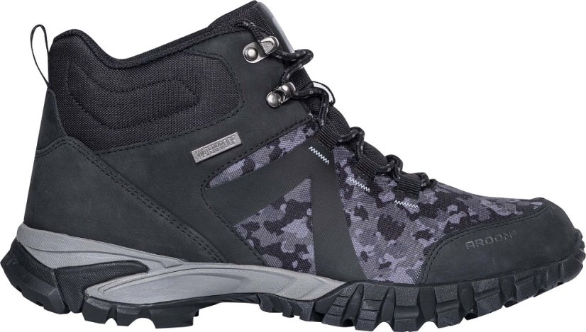 Outdoorová kotníková obuv ARDON®CREATRON®HIGH CAMO 37 - Barva: šedé odstíny, Velikost: 37