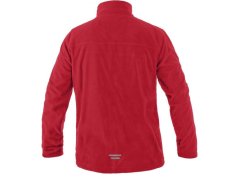 Mikina CXS GRANBY, pánská, fleece, červená