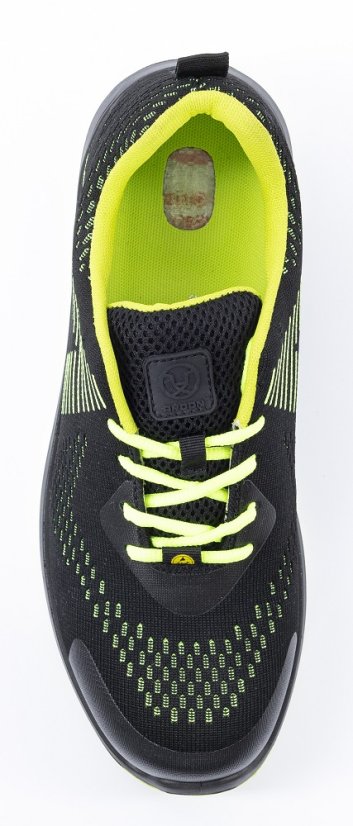 Bezpečnostní polobotka ARDON®FLYTEX S1P ESD - neon 35 - Barva: černá, Velikost: 42