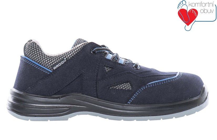 Bezpečnostní polobotka ARDON®TANGERLOW S1 ESD 36 - Barva: modré odstíny, Velikost: 38