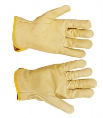 Celokožené rukavice PALLIDA žluté