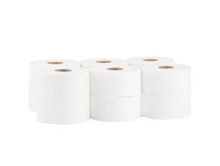 Toaletní papír Merida Jumbo Top 19 cm, 2.vrstvý, 100% celulóza, 12.rolí v balení
