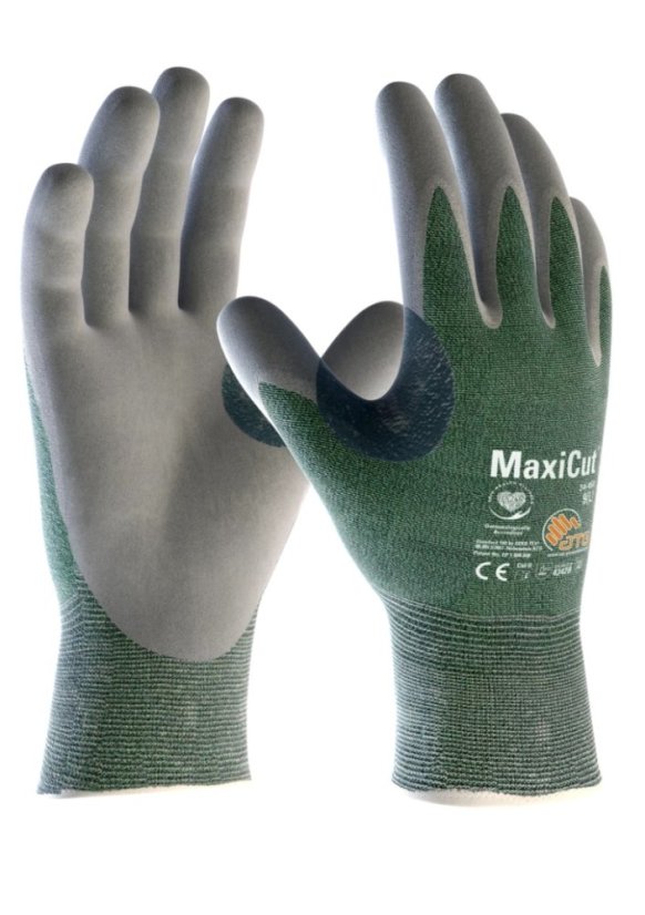 ATG® protiřezné rukavice MaxiCut® 34-45 06 - Barva: zelené odstíny, Velikost: 08