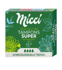 Menstruační tampony MICCI super 8ks