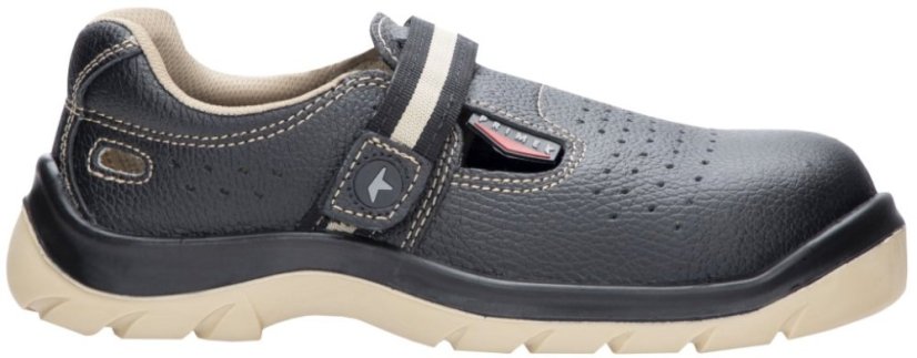 Bezpečnostní sandál ARDON®PRIME SANDAL S1P 36 - Barva: černá, Velikost: 45