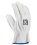 Celokožené rukavice ARDON®INDY - s prodejní etiketou - Barva: Bílá, Velikost: 09