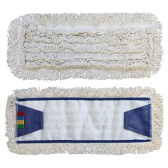 Mop uzlíčkový z bavlny se záložkami na stírání podlah Merida Standard 50.cm