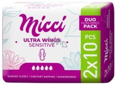 Vložky hygienické MICCI Ultra Wings DUO 20 ks