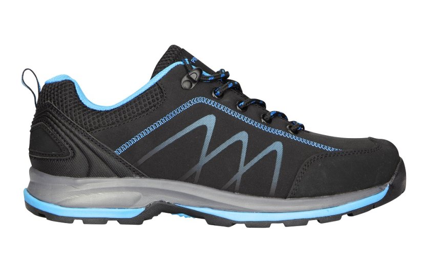 Dámská outdoorová polobotka ARDON®BLOOM - černo-modrá 35 - Barva: černá, Velikost: 35