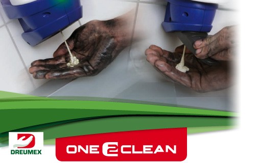 Dreumex ONE2Clean manuální dávkovací systém na mycí pasty