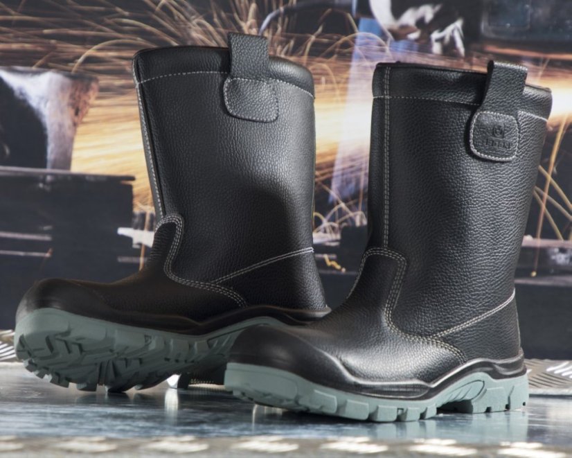 Zimní bezpečnostní poloholeňová obuv ARDON®TIBIA S3 NONMETALLIC 45 - Barva: černá, Velikost: 46