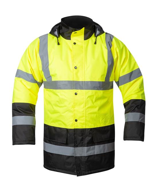 Reflexní zimní bunda ARDON®REF603 žluto-černá - Barva: Žluto-černá, Velikost: S