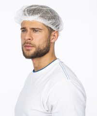 Jednorázová PP čepice clip ARDON®ULA (100 ks) bílá B