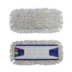 Mop uzlíčkový z bavlny se záložkami na stírání podlah Merida Standard 40.cm