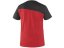 Tričko CXS OLSEN, krátký rukáv, červeno-černé - Velikost: S