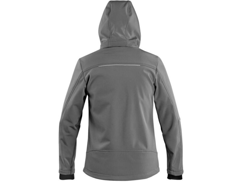 Bunda CXS STRETCH, dámská, softshell, šedá - Velikost: XS