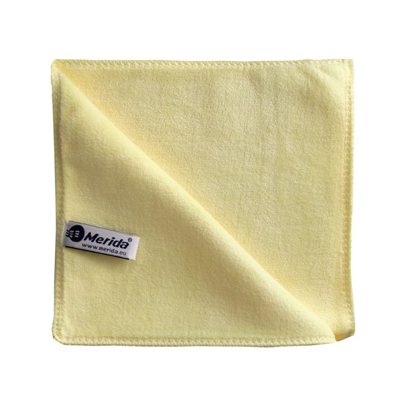 Utěrka z mikrovlákna Merida žlutá nejvyšší řady Premium 38x38