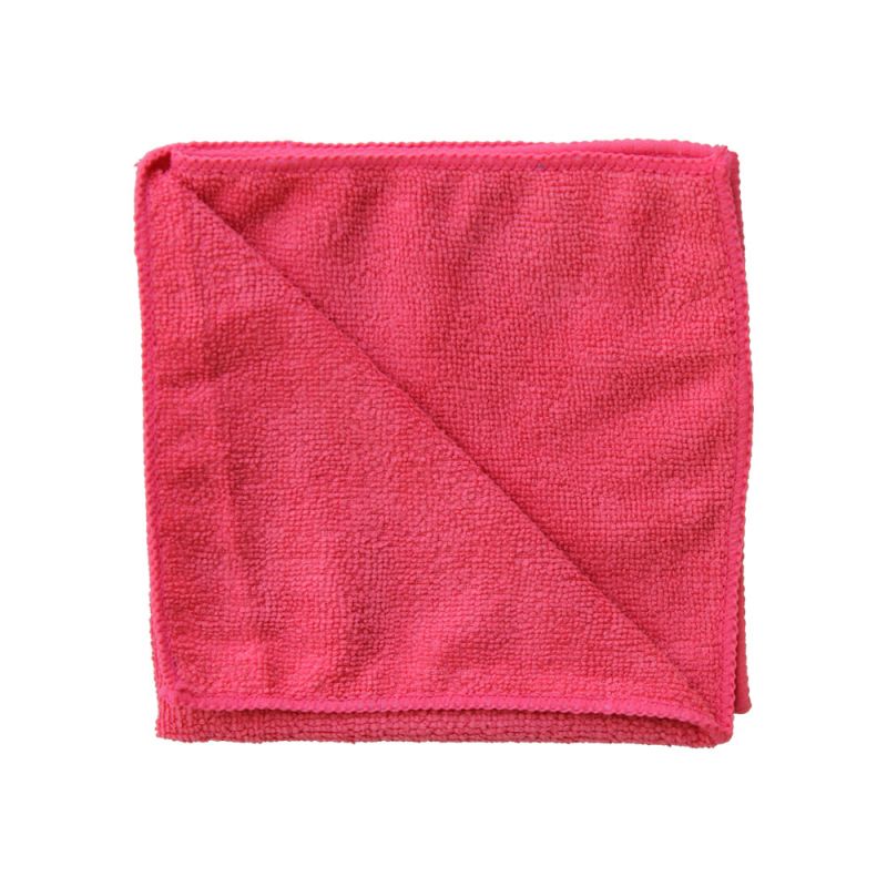 Utěrka z mikrovlákna Merida červená řady economy 35x35 cm