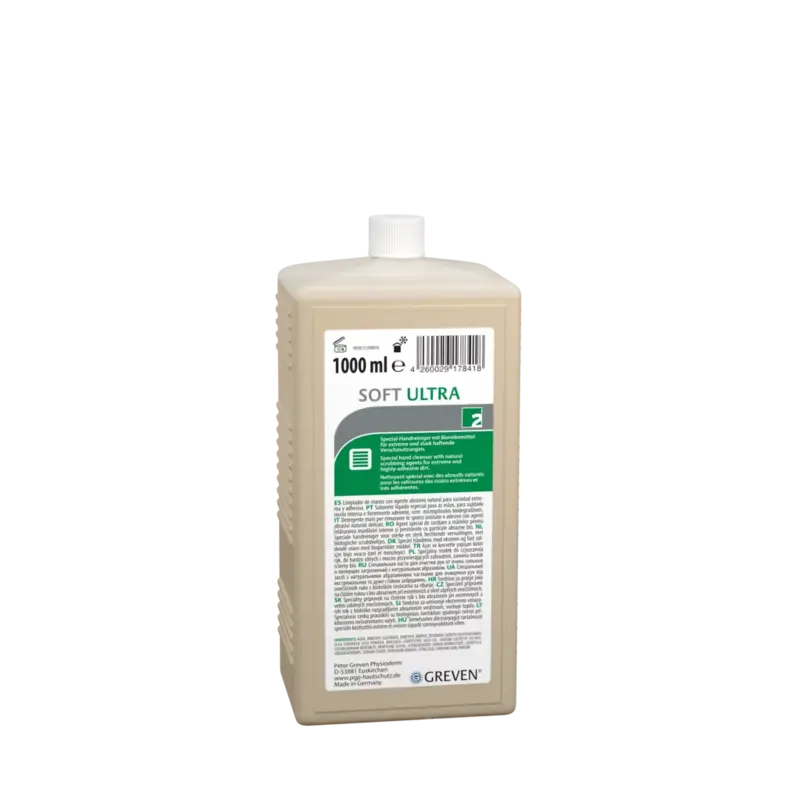 GREVEN® SOFT ULTRA mycí pasta na ruce 1000 GREVEN® SOFT ULTRA, 1000 ml hard bottle ano