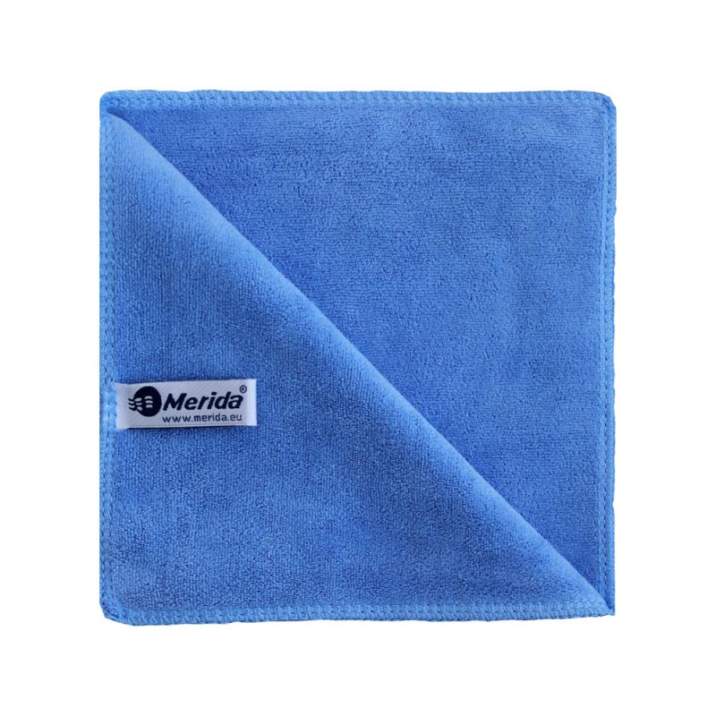 Utěrka z mikrovlákna Merida modrá nejvyšší řady Premium 38x38 cm
