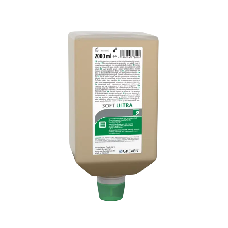 GREVEN® SOFT ULTRA mycí pasta na ruce 2000 GREVEN® SOFT ULTRA, 2000 ml collapsible bottle ano